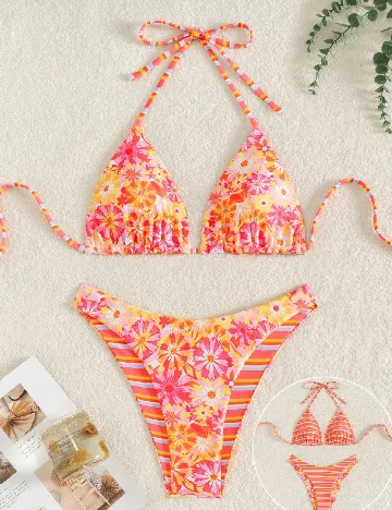 Costum de baie SHEIN, mix culori