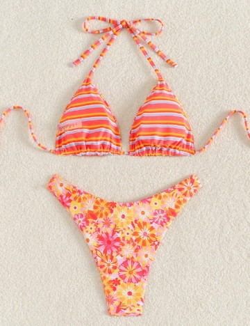 Costum de baie SHEIN, mix culori