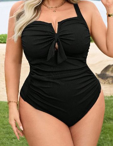 Costum de baie SHEIN CURVE, negru