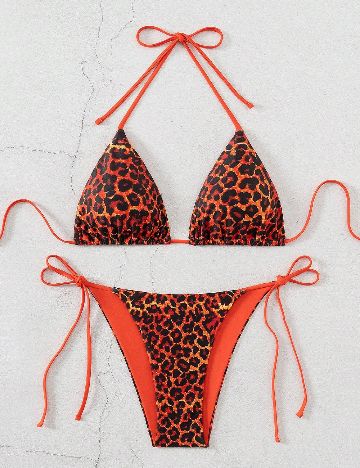 Costum de baie SHEIN, animal print