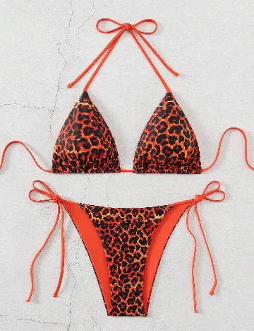 Costum de baie SHEIN, animal print