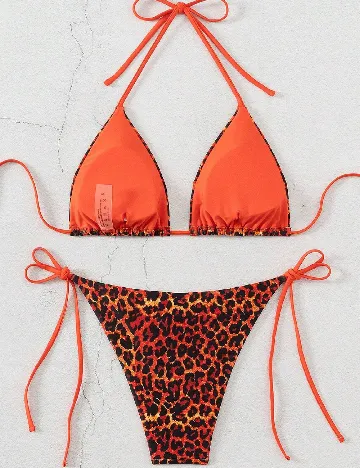 Costum de baie SHEIN, animal print