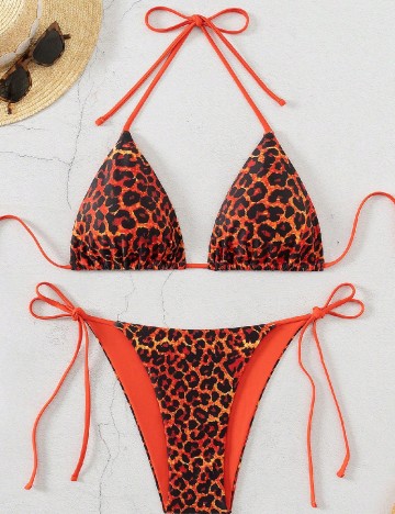 Costum de baie SHEIN, animal print