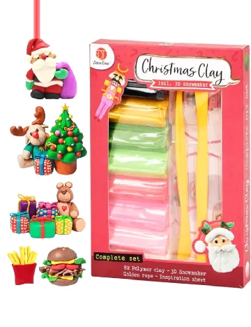 Kit creatie din lut Deco Time, mix culori