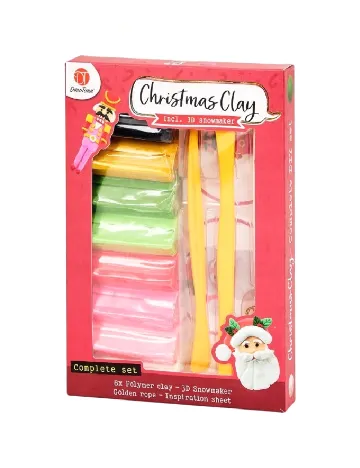 Kit creatie din lut Deco Time, mix culori