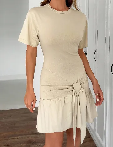 Rochie scurta SHEIN, bej
