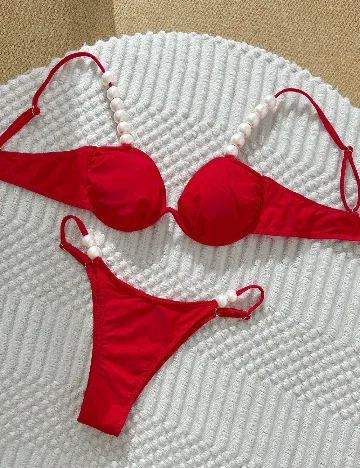 Costum de baie SHEIN, rosu
