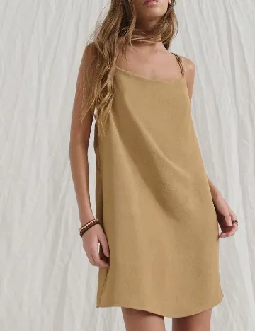 Rochie scurta Noista, maro