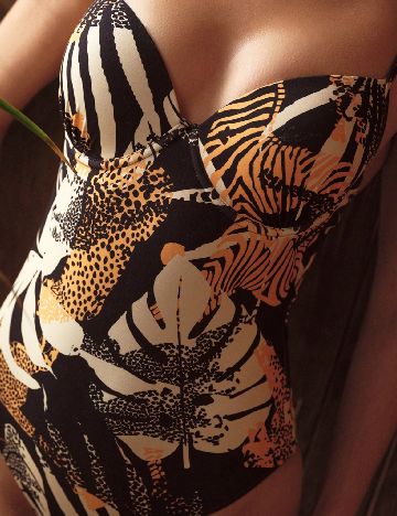 Costum de baie MOTF, mix culori