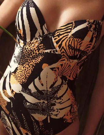 Costum de baie MOTF, mix culori