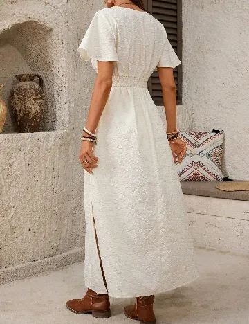 Rochie medie SHEIN, alb