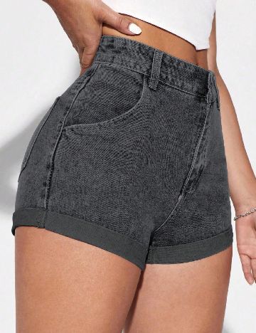 Pantaloni scurti SHEIN, gri