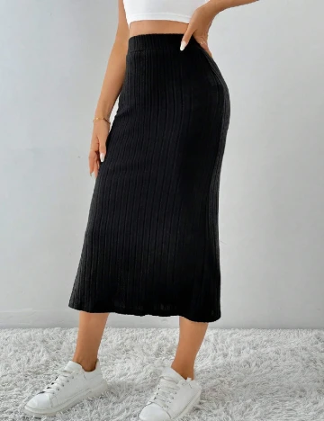 Fusta SHEIN, negru
