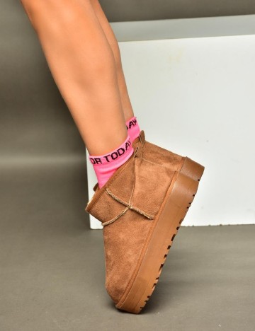 Ghete Fox Shoes, maro