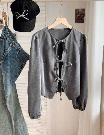 Bluza SHEIN CURVE, gri