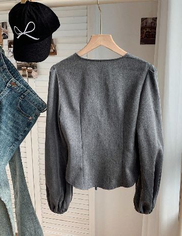 Bluza SHEIN CURVE, gri