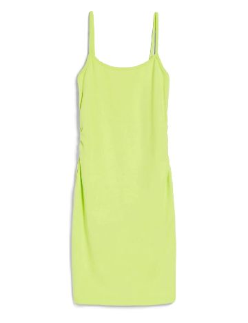 Rochie scurta Bershka, verde
