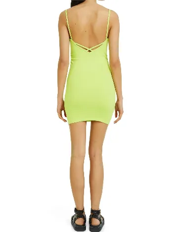 Rochie scurta Bershka, verde