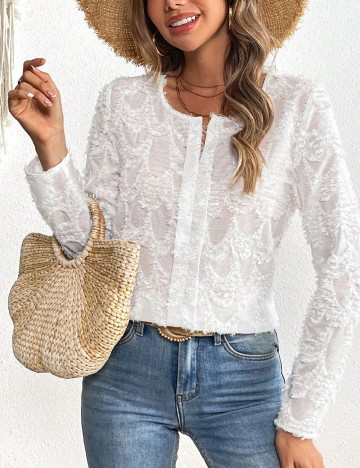 Bluza SHEIN, alb