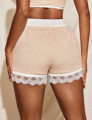 Pantaloni scurti SHEIN, piersica