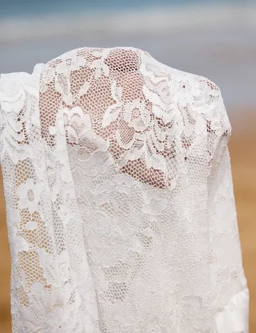 Rochie scurta SHEIN, alb