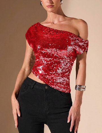 Top SHEIN, rosu