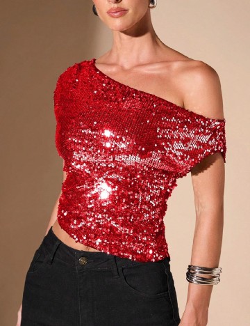 Top SHEIN, rosu