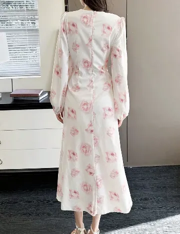 Rochie lunga SHEIN, ecru