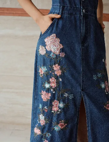 Rochie medie MOTF, albastru