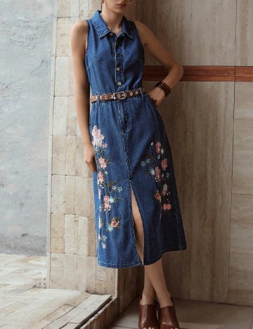 Rochie medie MOTF, albastru