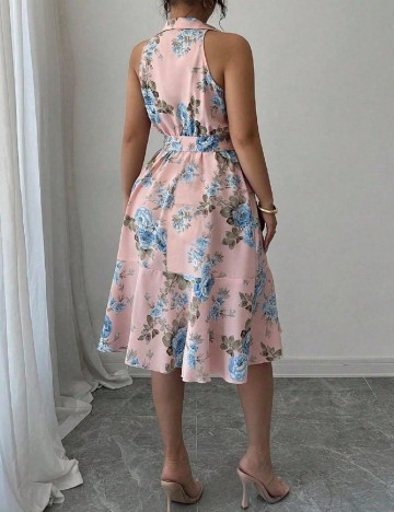 Rochie scurta SHEIN CURVE, floral print