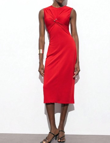 Rochie medie SHEIN, rosu