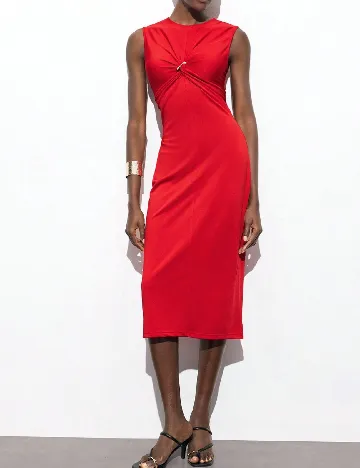 Rochie medie SHEIN, rosu