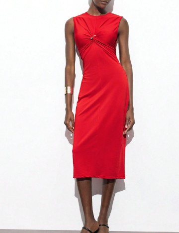 Rochie medie SHEIN, rosu