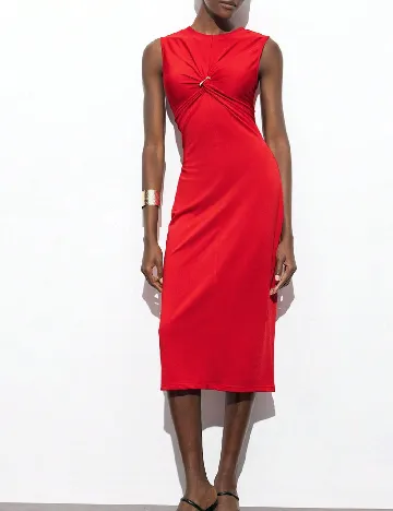 Rochie medie SHEIN, rosu