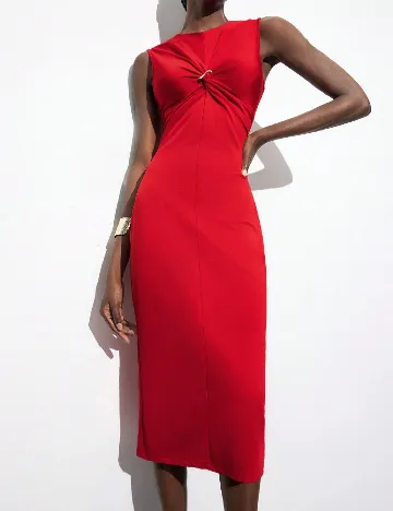Rochie medie SHEIN, rosu