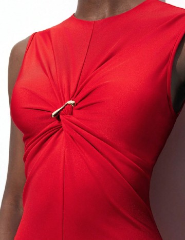 Rochie medie SHEIN, rosu