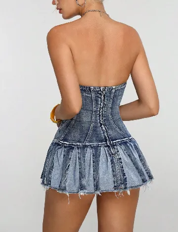 Rochie scurta SHEIN, albastru