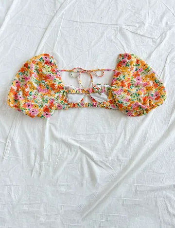 Top SHEIN, floral print