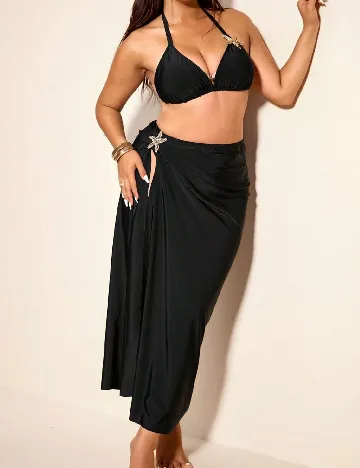 Costum de baie SHEIN CURVE, negru