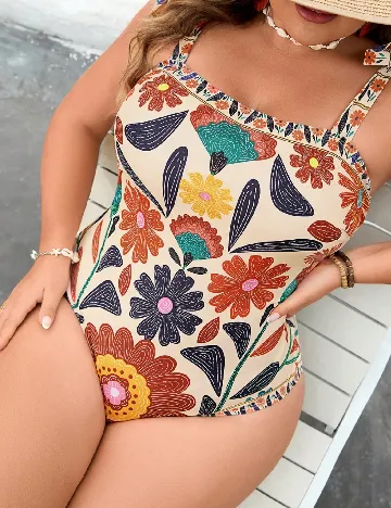 Costum de baie SHEIN CURVE, mix culori