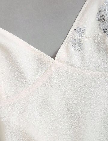 Top SHEIN, ecru