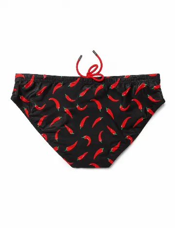 Chilot de  baie Intimissimi, rosu/negru