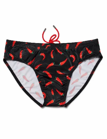 Chilot de  baie Intimissimi, rosu/negru