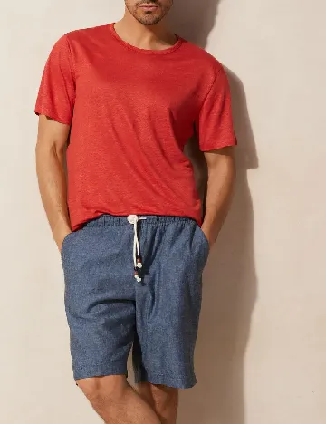 Pantaloni scurti Intimissimi, albastru