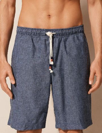 Pantaloni scurti Intimissimi, albastru