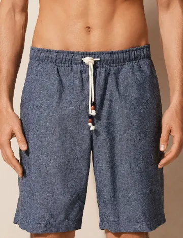 Pantaloni scurti Intimissimi, albastru