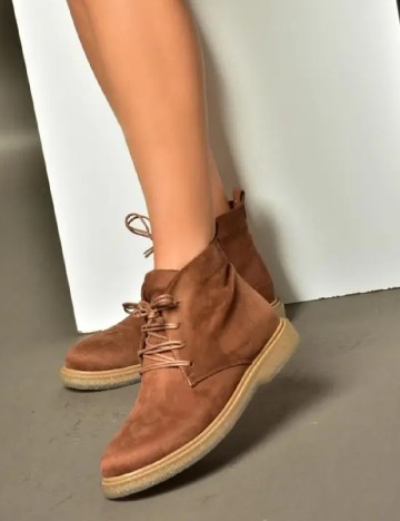 Ghete Fox Shoes, maro
