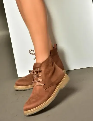 Ghete Fox Shoes, maro