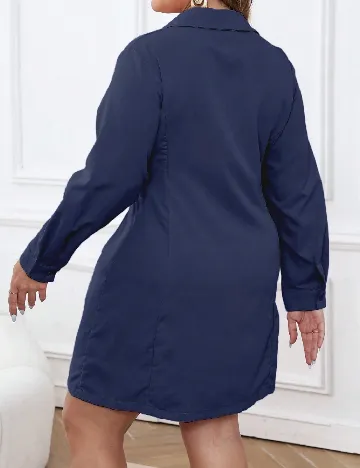 Rochie scurta SHEIN CURVE, bleumarin